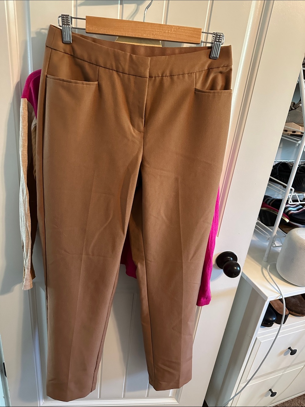 INC International Concepts Camel Ankle Trousers